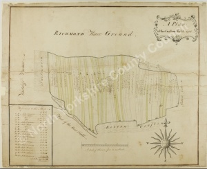 Historic plan of land at Richmond